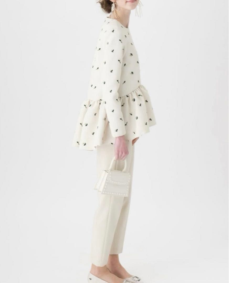 TSURUByMARIKOOIKAWA Gala ブラウス 刺繍 36 - メルカリ