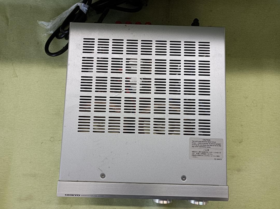 都《AUALG》ONKYO　A-933　プリメイン　アンプ　シルバー