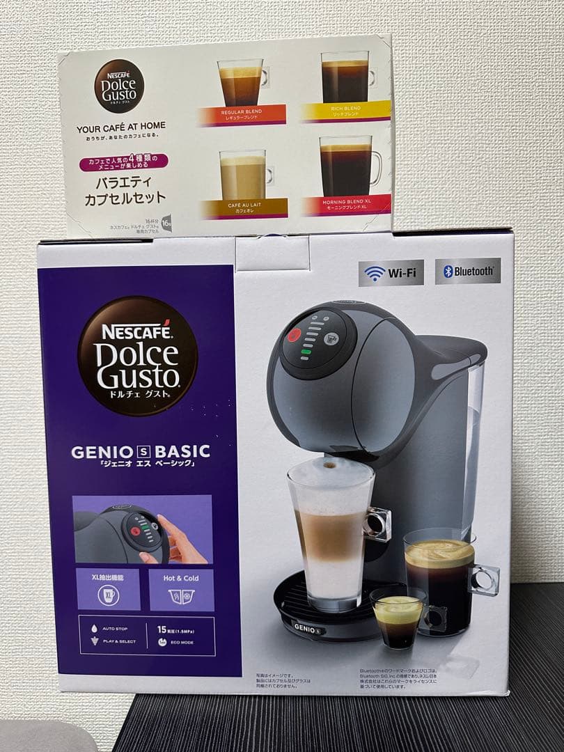 ネスカフェ ドルチェ グスト ジェニオ エス ベーシック アッシュグレー ネスカフェ ドルチェ グスト GENIO S Basic「ジェニオ エス ベーシック