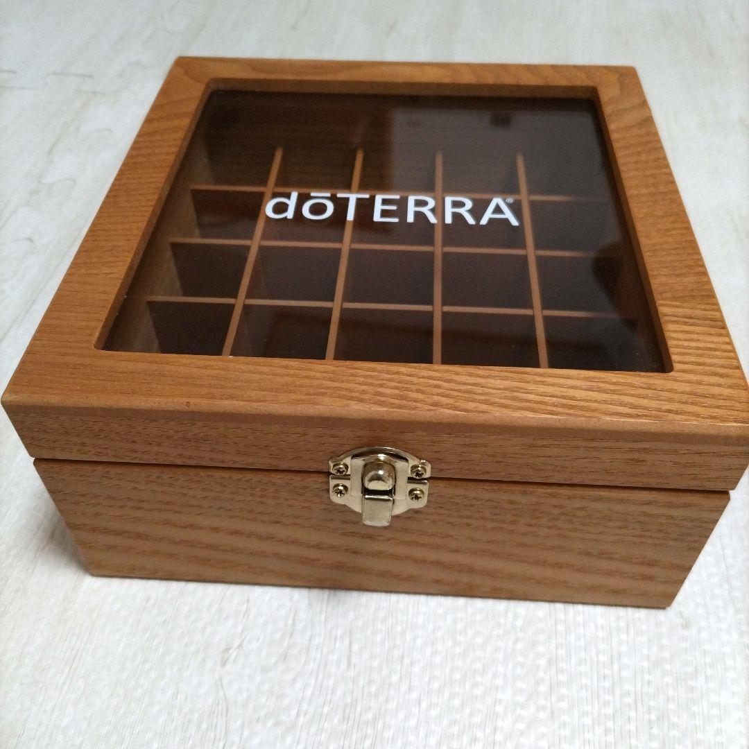 正規品 doTERRA ドテラ アロマオイル ケース 木箱 ウッドボックス 木製