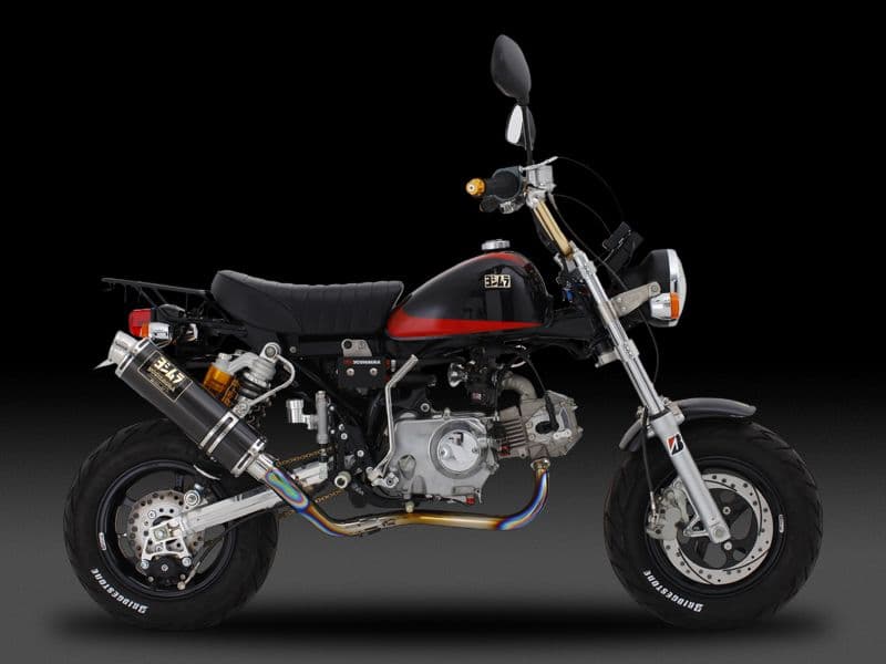 ヨシムラ｜チタン サイクロン│モンキー (74-06)│カーボンカバー