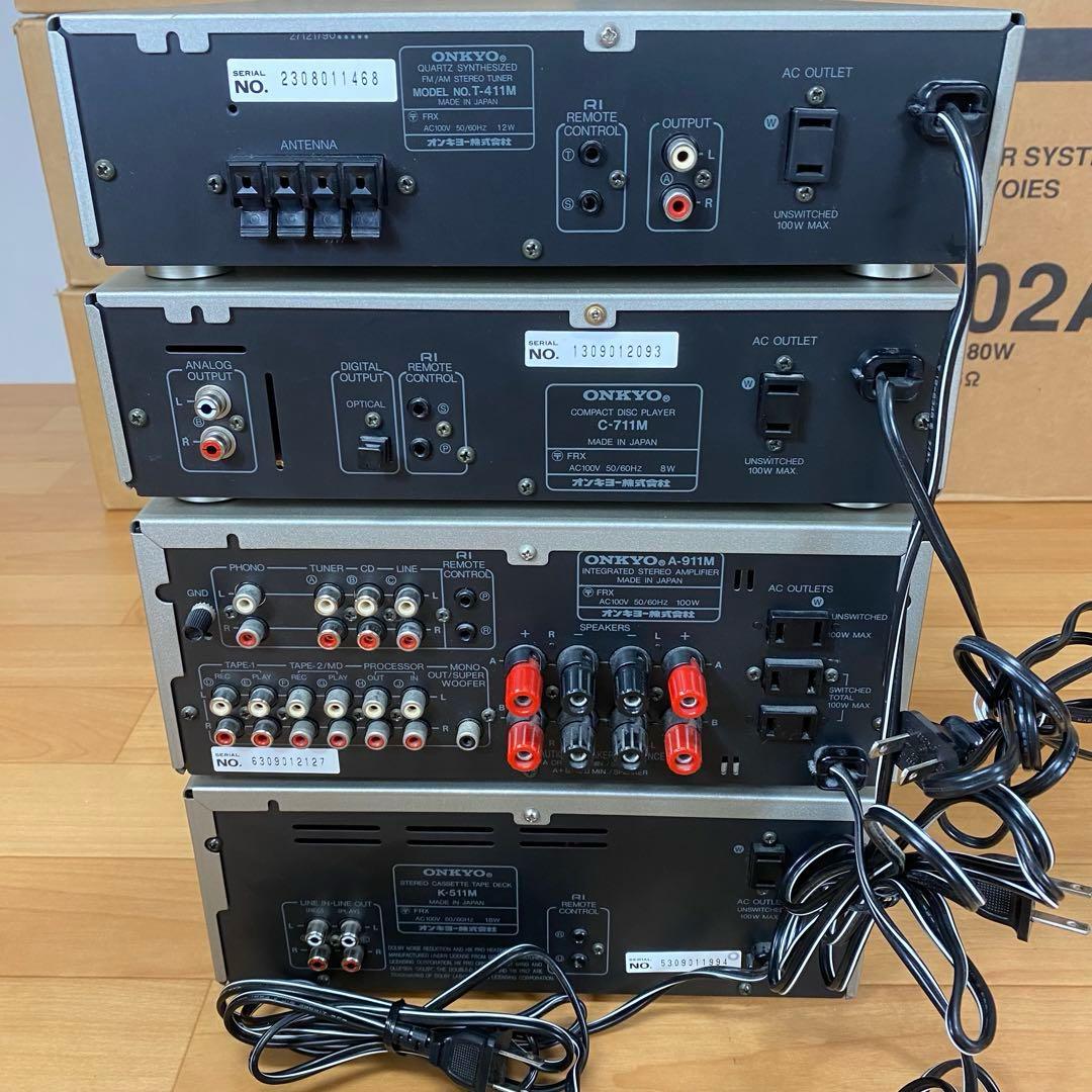 ONKYO コンポ K-511M C-711M T-411M A-911M - メルカリ