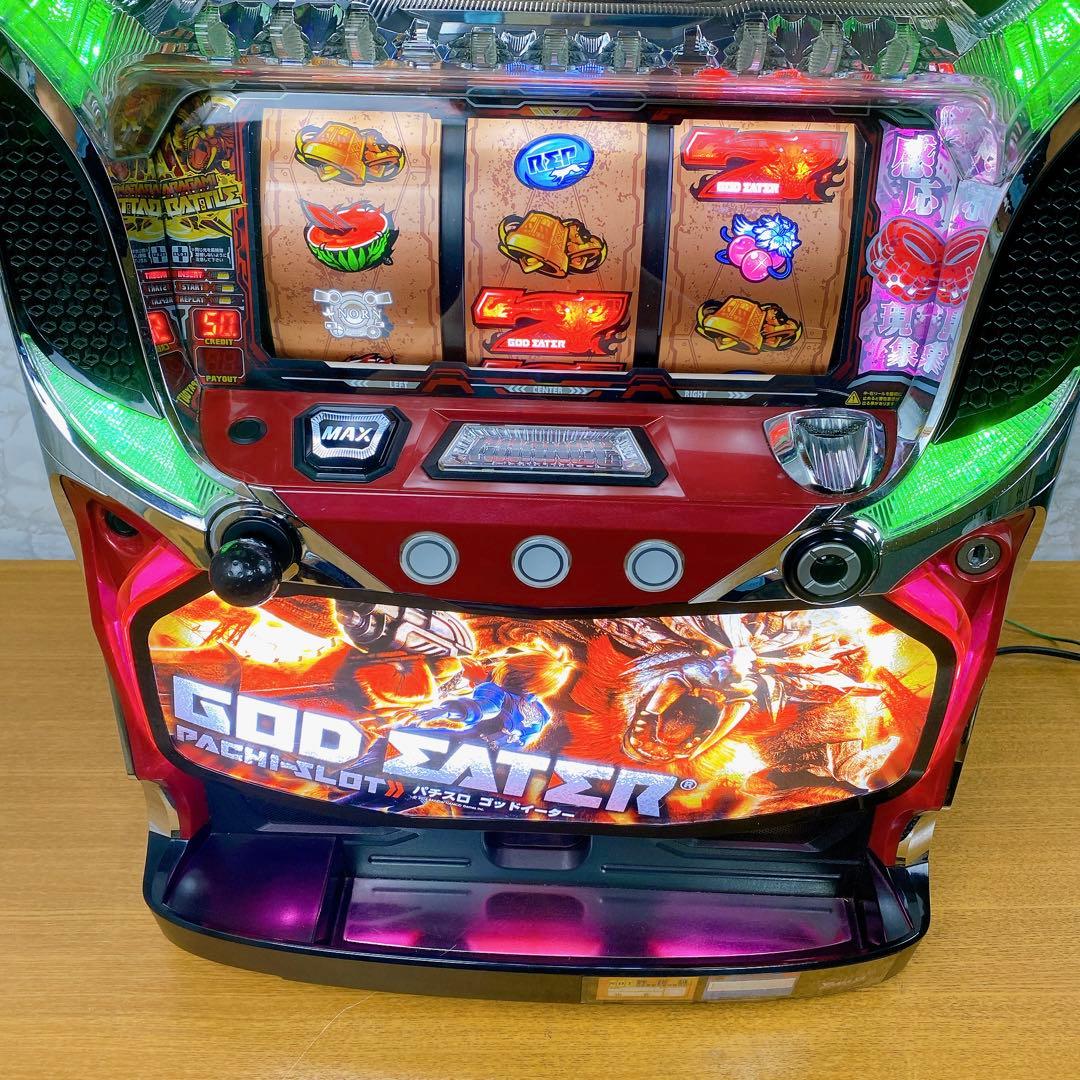 パチスロ実機 初代 ゴッドイーター 5号機 コイン不要機 家スロ 【送料