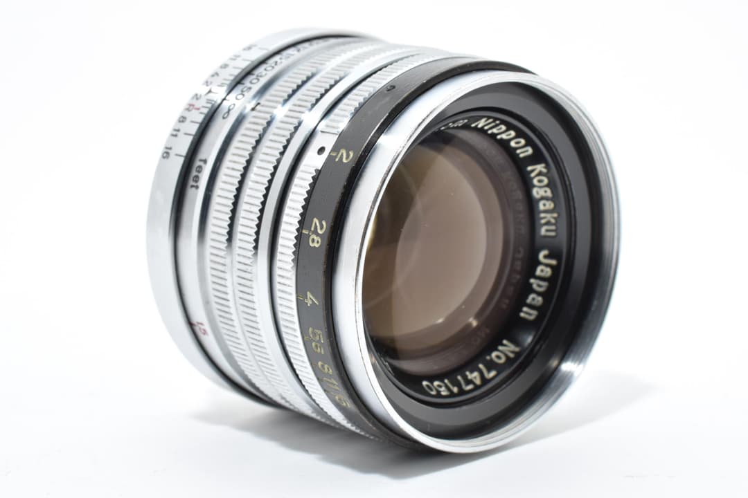 ニコンNikon NIKKOR H C 5cm F2 黒帯 0272 - メルカリ