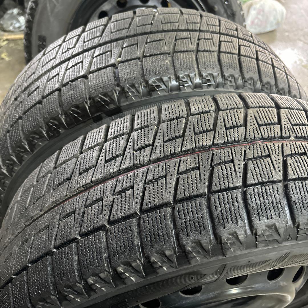 スタッドレス　15インチ　195/65/R15 鉄チンホイール　ブリヂストン