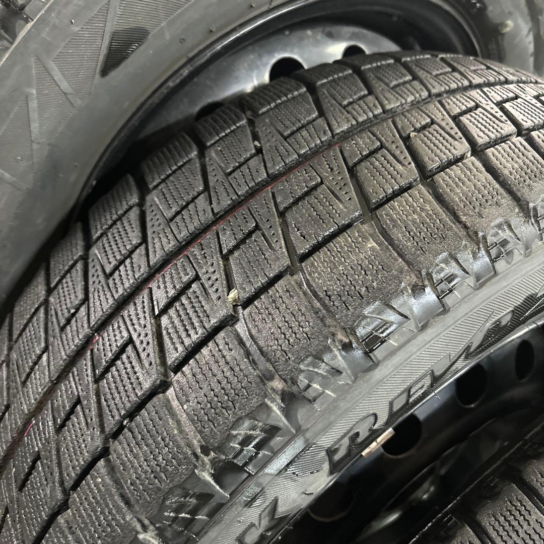 スタッドレス　15インチ　195/65/R15 鉄チンホイール　ブリヂストン