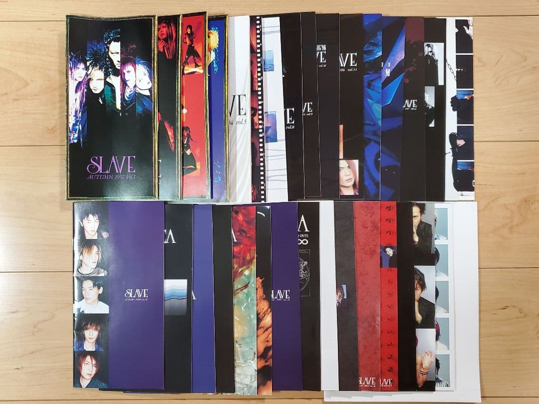 LUNA SEA ファンクラブ「SLAVE」会報 vol.1～vol.33 - メルカリ