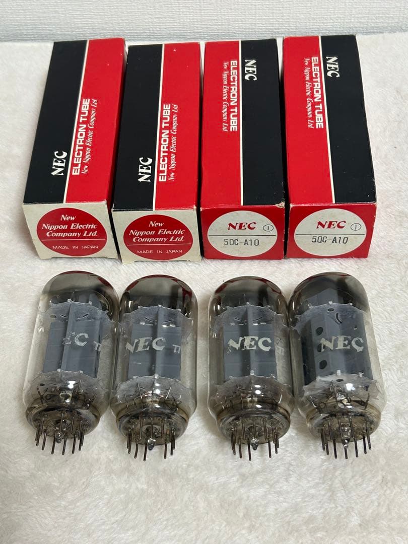 NEC 50C-A10真空管 4本セット Yahoo!オークション - 50CA10 4本 NEC製 希少出力真空管 動作品 その6