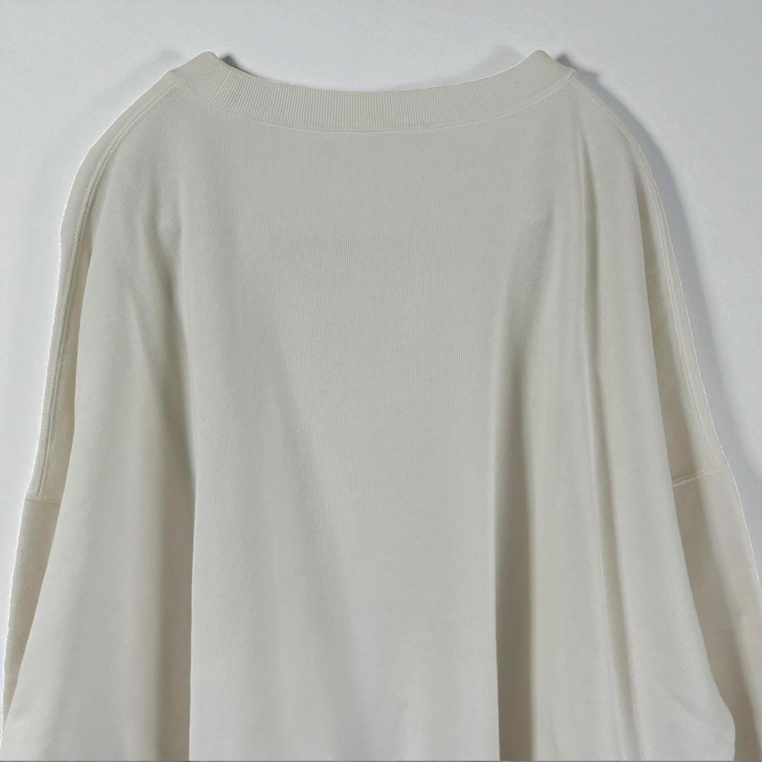 美品】ドゥーズィエムクラス プルオーバー トレーナー スウェット 白