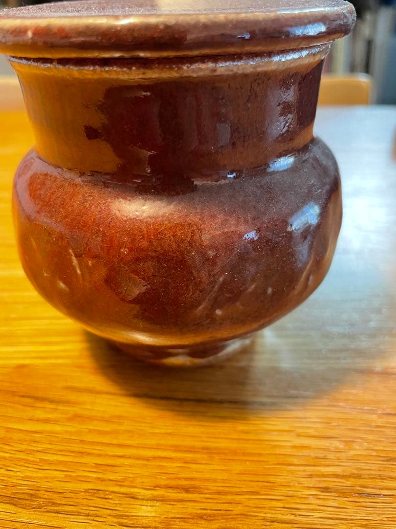 茶道具 唐物 染付茶碗 仕服 時代物(K-LC871) 茶入 | 古美術ささき