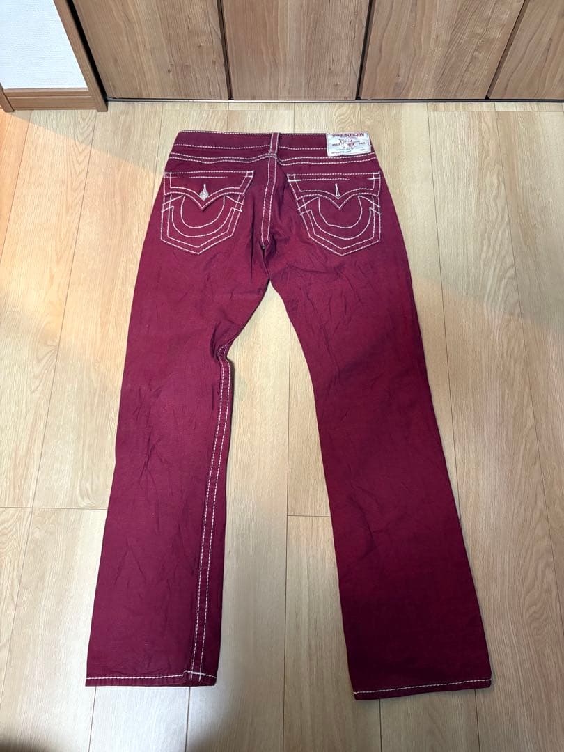 パンツ TRUE RELIGION True Religion Ricky Super QT Body Rinse Black Straight Leg Jeans