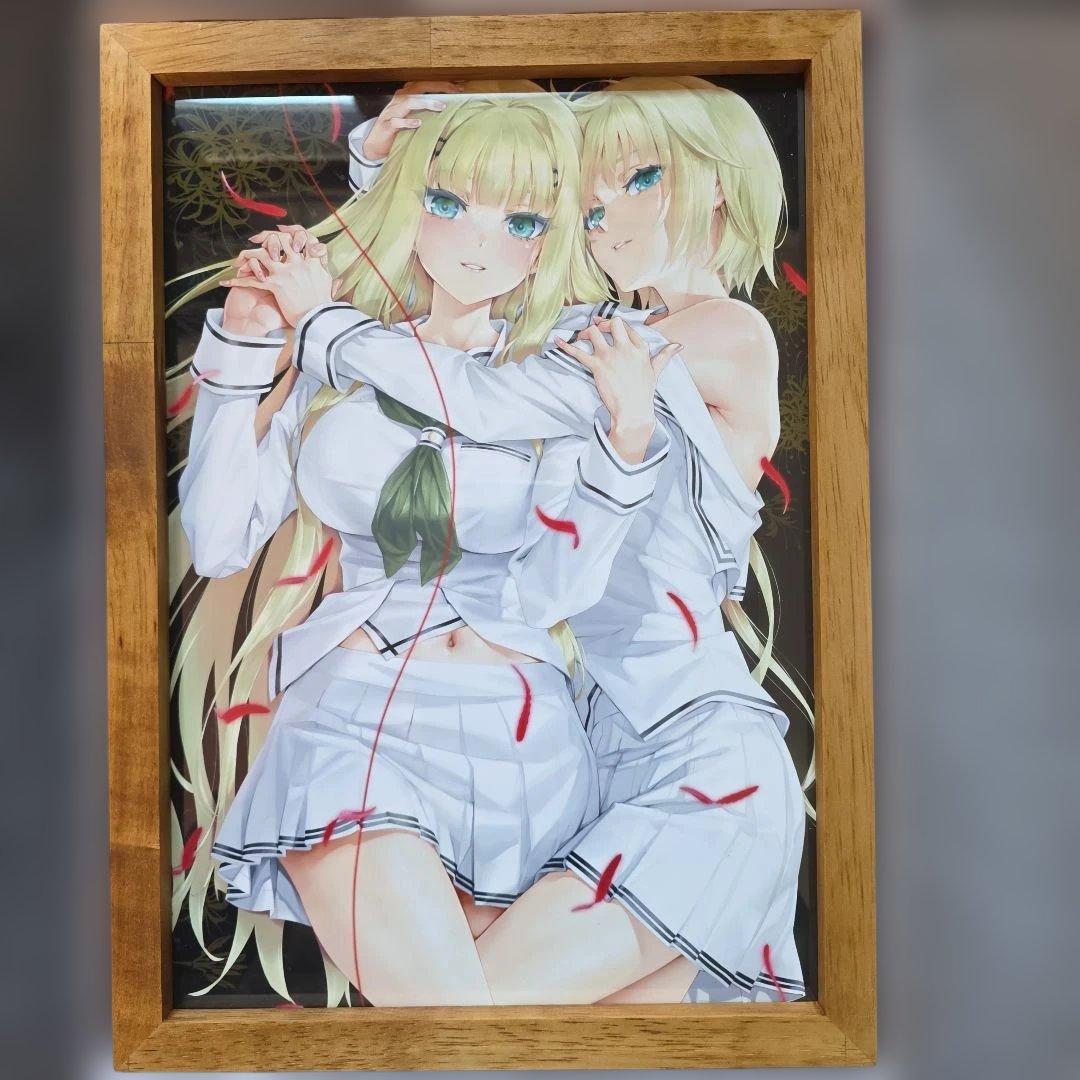 八宝備仁くじ A-2.覡夕莉、覡夕摩 A4高級複製原画 美少女万華鏡 八宝備仁くじ A賞 A-2 A4高級複製原画 覡夕莉 覡夕摩