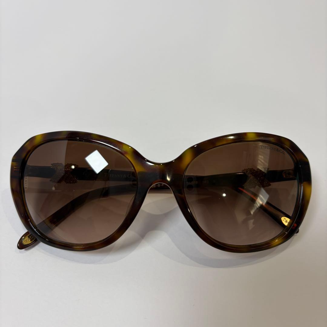 ティファニー TF4108 サングラス クロス スワロフスキーべっ甲 付属品