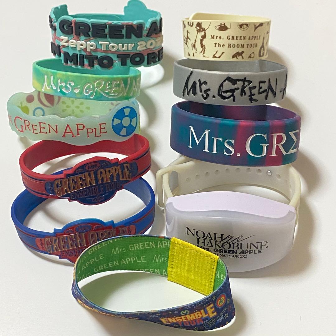 値下げ】Mrs. GREEN APPLE ラバーバンド まとめ売り - メルカリ