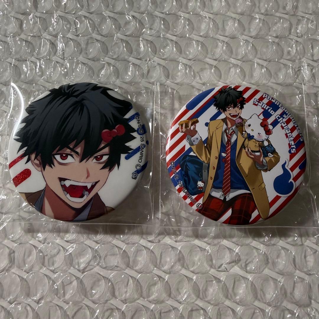 ファントムバスターズ 宍喰野 虎落 ファボテリア 缶バッジ サンリオ