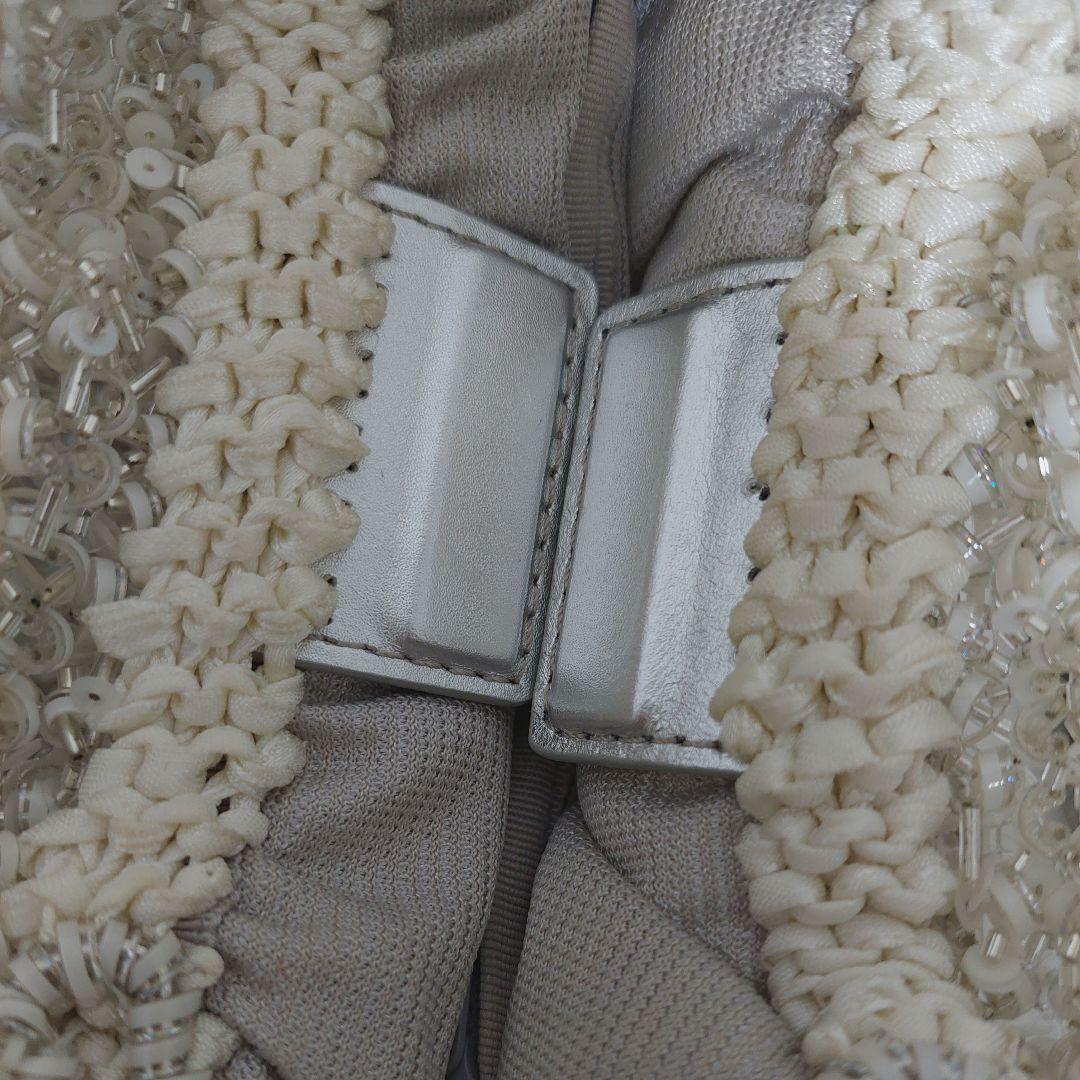 アンテプリマ ワイヤーグリッター 限定 オーロラホワイト バッグ なな