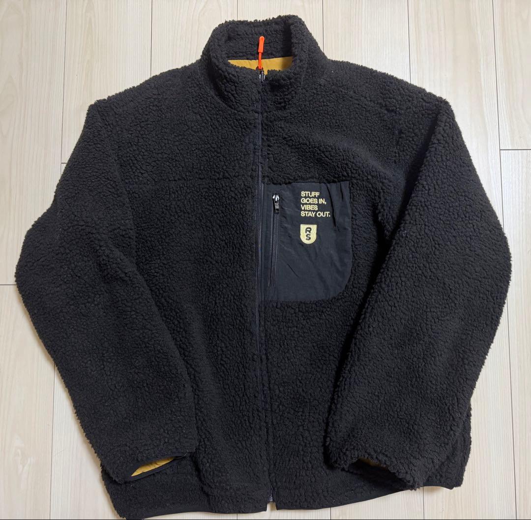 美品】リップスライムRIP SLYME ボアジャケット（ブラック）Lサイズ