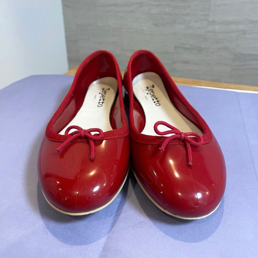 repetto】レペット サンドリオンベイビー レインシューズ 39 レッド