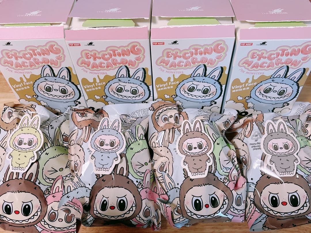 【正規品】ラブブ　LABUBU マカロン 4点セット 楽天市場】当日16：30までご注文確定のみ即日発送【正規品 保証・ 1