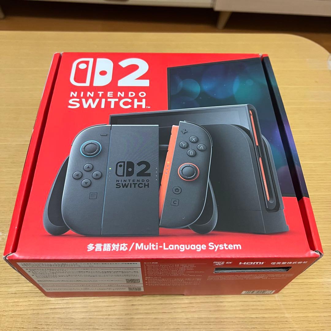 Switch2 多言語版　日本国内版　未開封 Nintendo Switch 2（ニンテンドースイッチ2）」を速攻で開封してみた