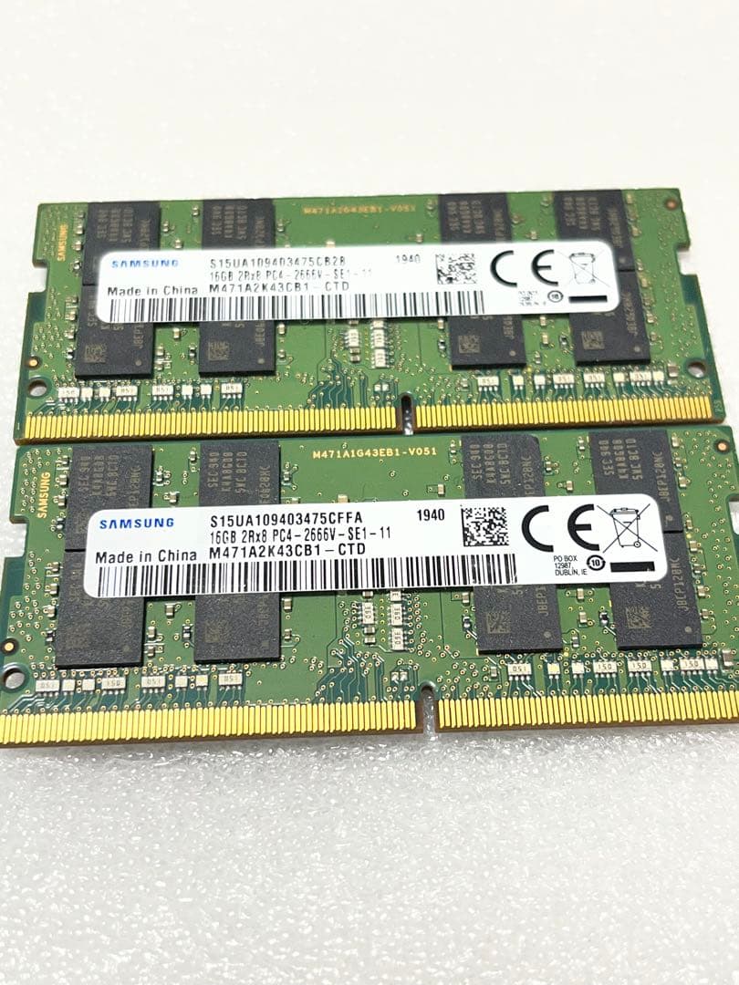 T6 SAMSUNG 16GB2枚32GB PC4BIOSチェック✅ 1枚で「32GB」なメモリを試す：4枚で合計128GBの大容量へ | ちもろぐ