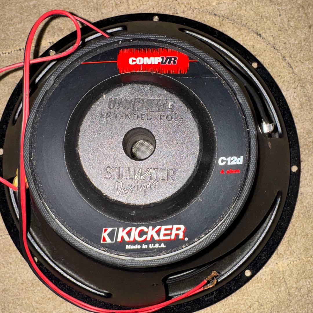 KICKER COMP VR C12d 12インチ サブウーファー - メルカリ