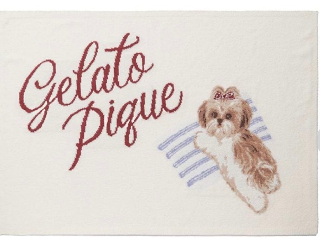 新品未使用Gelato Pique シーズーブランケット シーズージャガードブランケット(ブランケット)｜ルームウェア