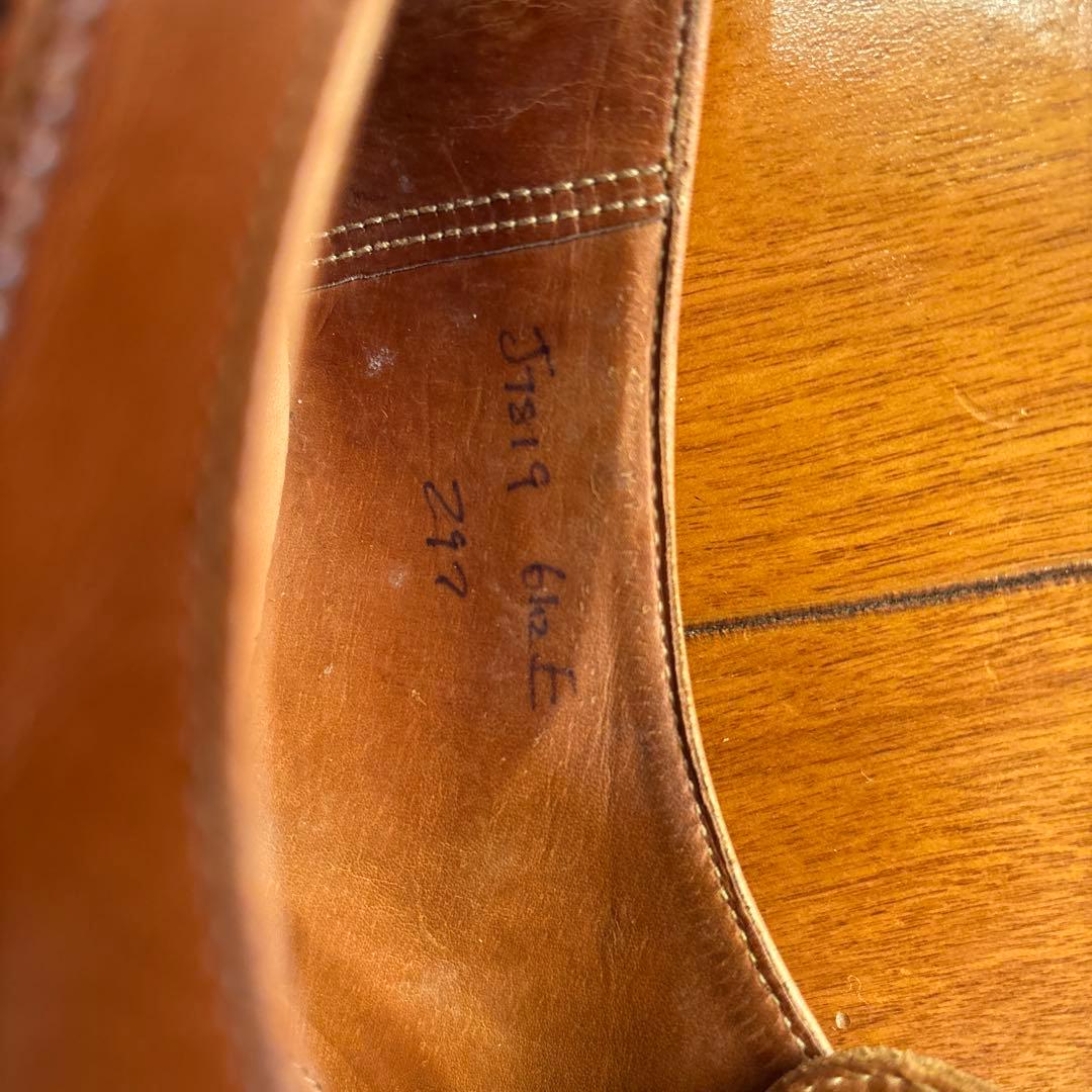 『美品』ロイドフットウェア モンクストラップ メダリオン 25.5cm