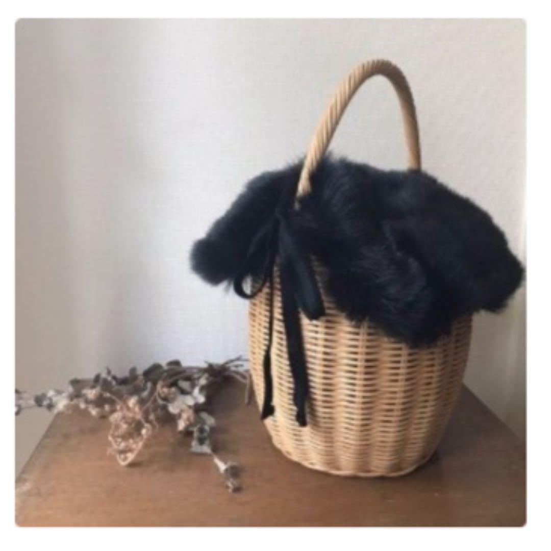 専用】class101 人気 天然素材の籐で作るミニかご・バック