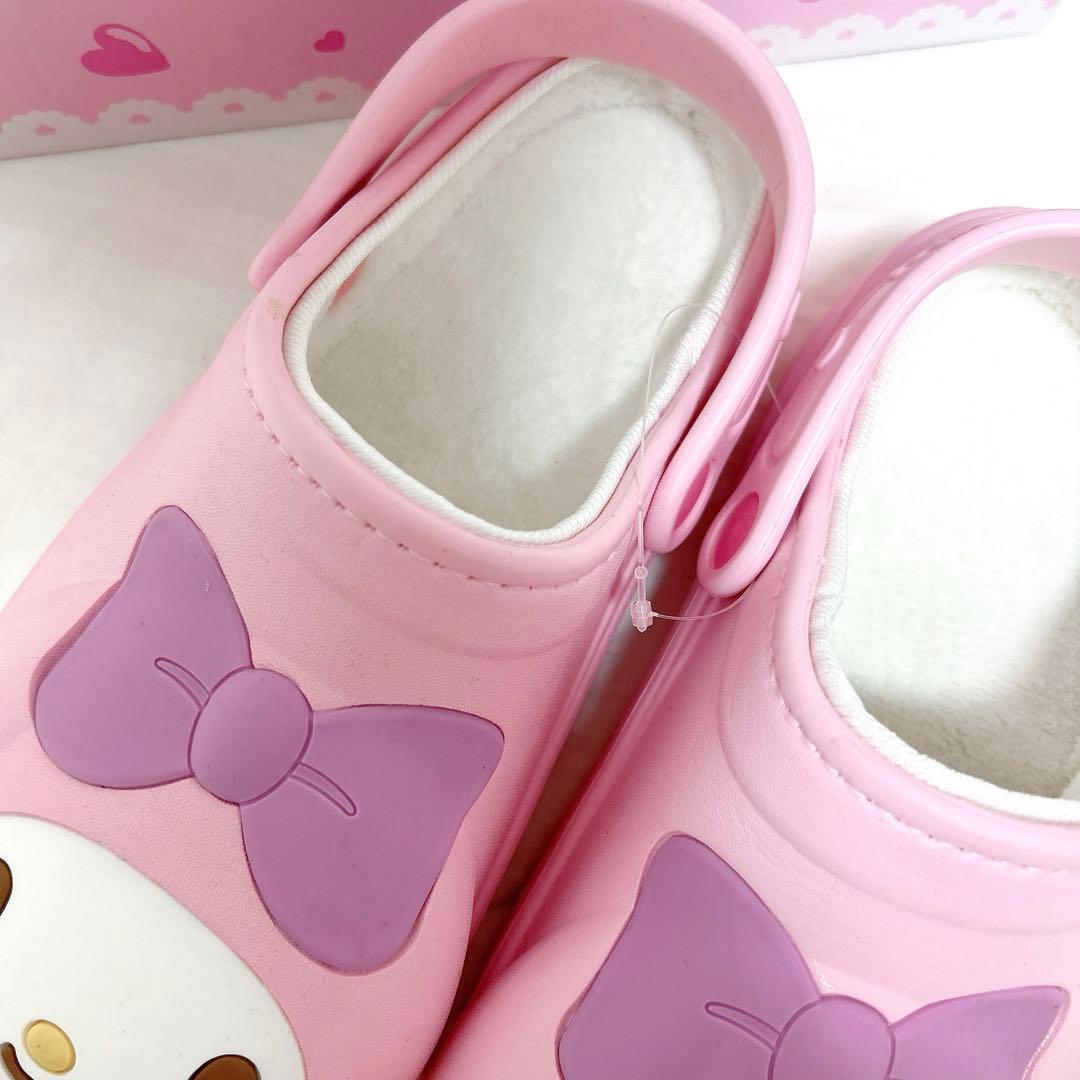 マイメロ ボア付き サンダル クロックス風 ドンキ限定 Mサイズ