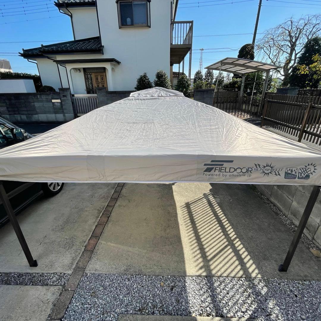 FIELDOOR ワンタッチタープテント 2.5×2.5m