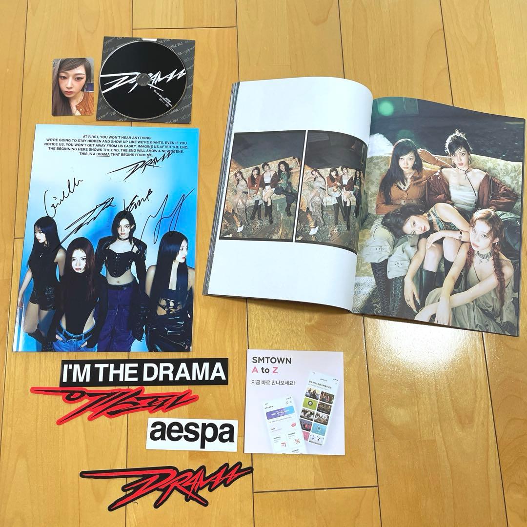 aespa エスパ 全員直筆サイン入り CD - メルカリ