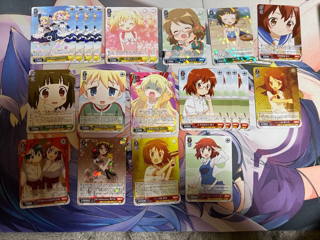 ヴァイスシュヴァルツ きんいろモザイク 8電源 デッキ+パーツ