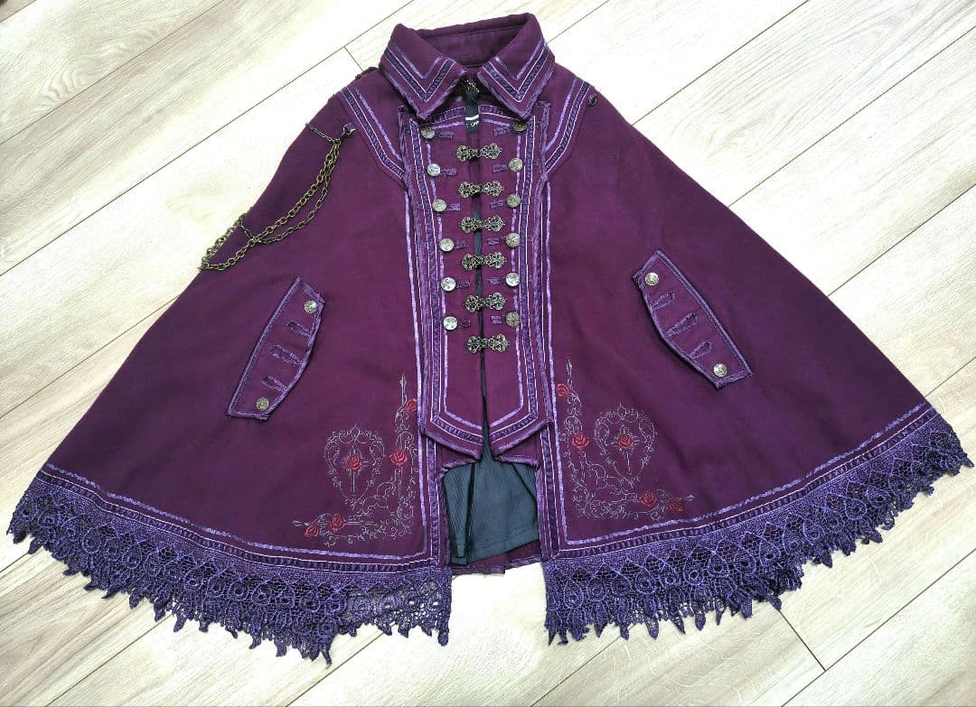 Ozzon 薔薇刺繍ポンチョ マント OZZON JAPAN / Toward Eternal Light マント