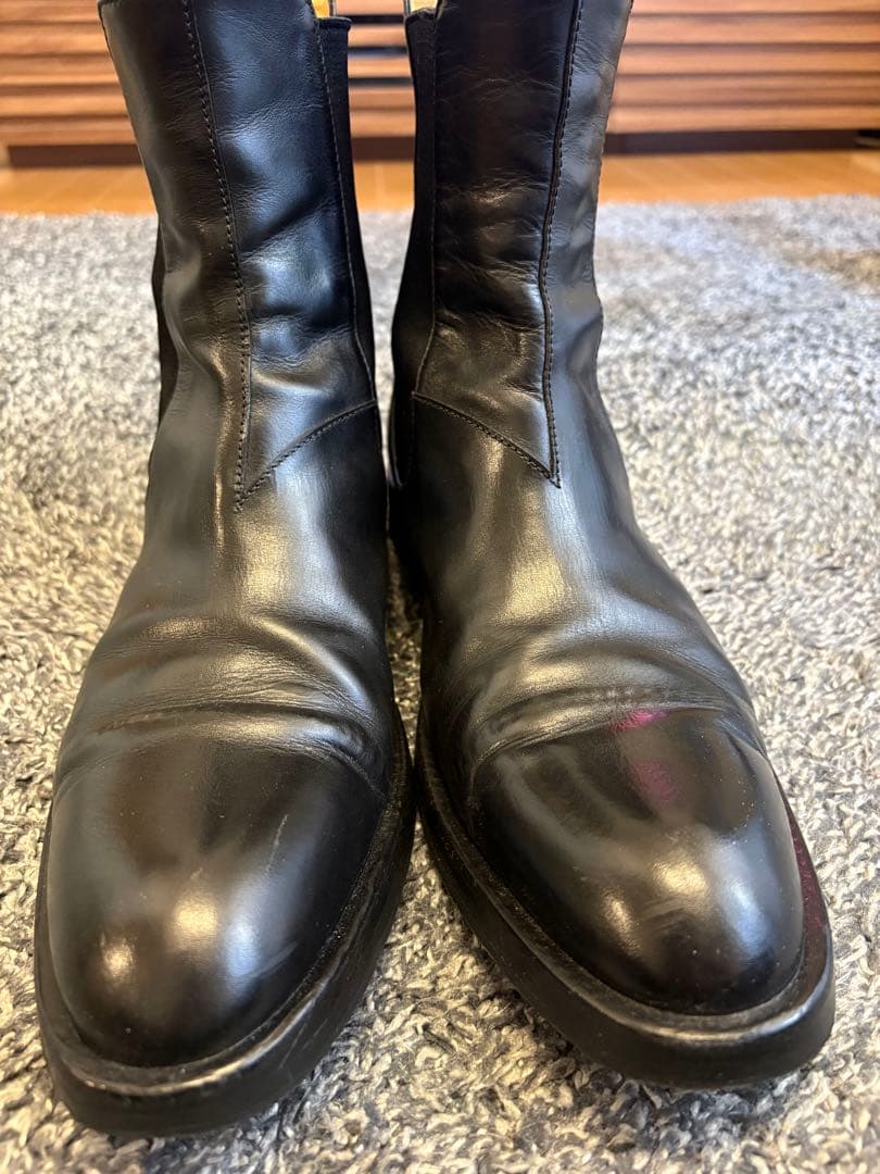 サンローラン　黒 レザー サイドゴアブーツ　42 SAINT LAURENT - サンローラン パリ SAINT LAURENT PARIS ブーツ