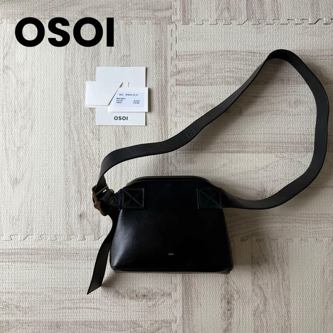 金ロゴ❗️】希少 osoi オソイ Mini Brot ショルダーバッグ - メルカリ