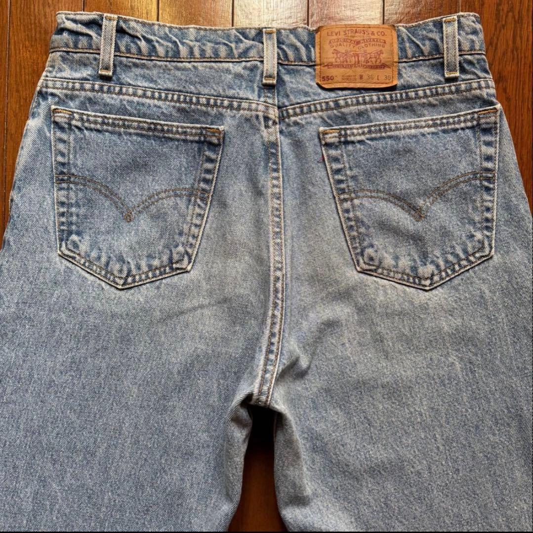 90s】Levi's 550 USA製 ストーンウォッシュ W36 L30 - メルカリ