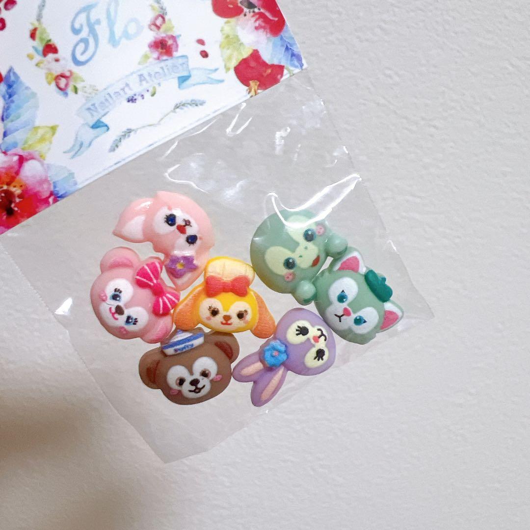 No.863 ダッフィー&フレンズ ネイルパーツ 7個 - メルカリ