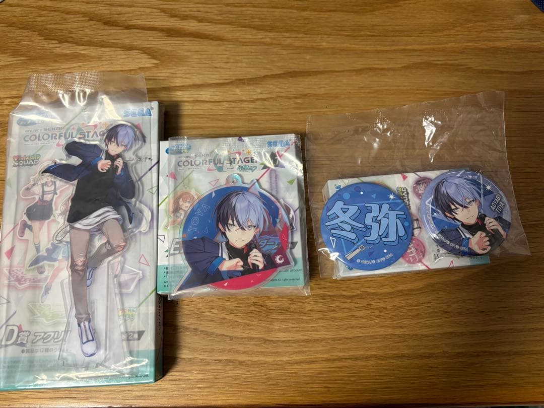 青柳冬弥 アクスタ&アクキー&缶バッジ セット - メルカリ