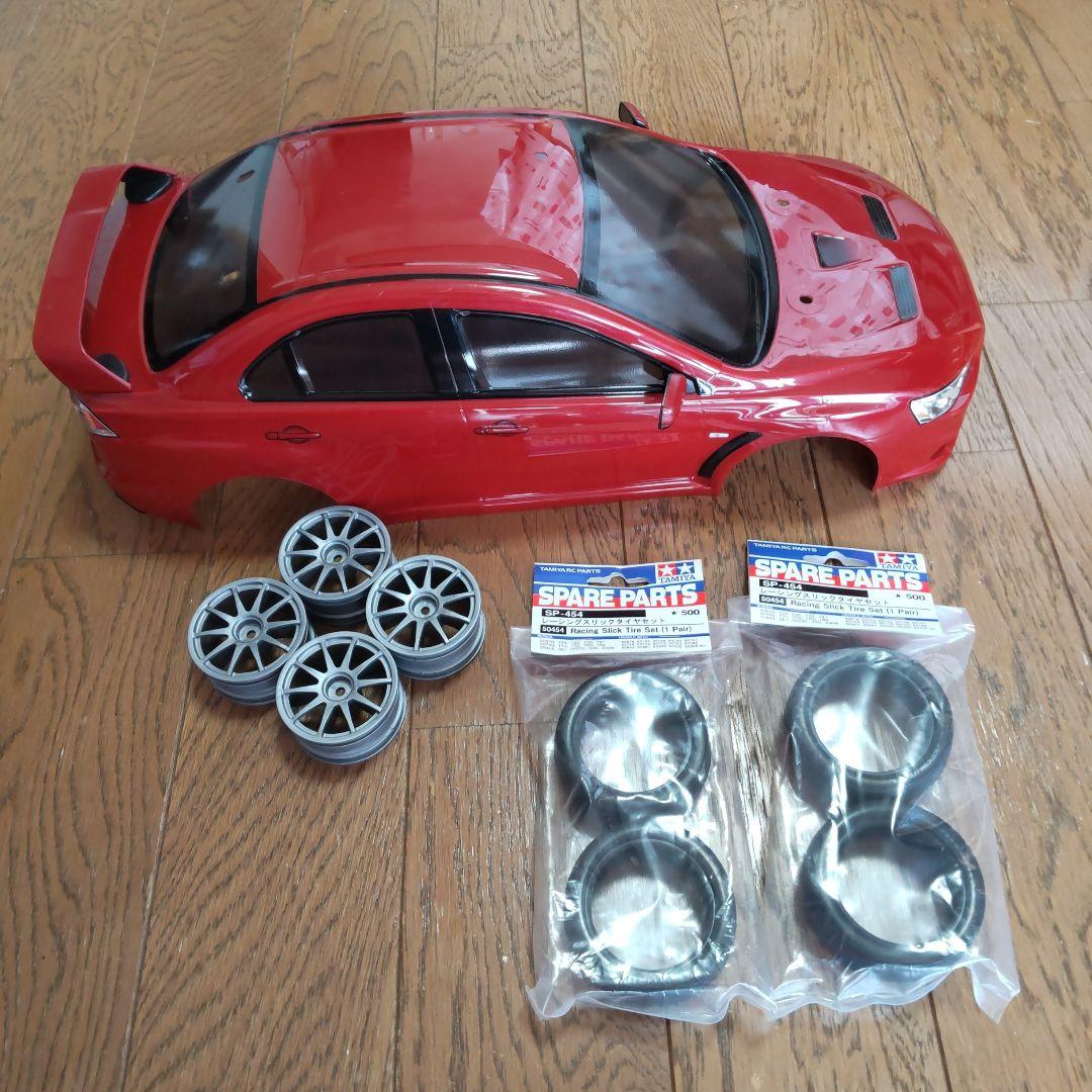 タミヤ 1/10RC ランエボXボディ（メーカー完成品） タミヤ 電動RCカーシリーズ 1/10RC 三菱ランサーエボリューションX(TT
