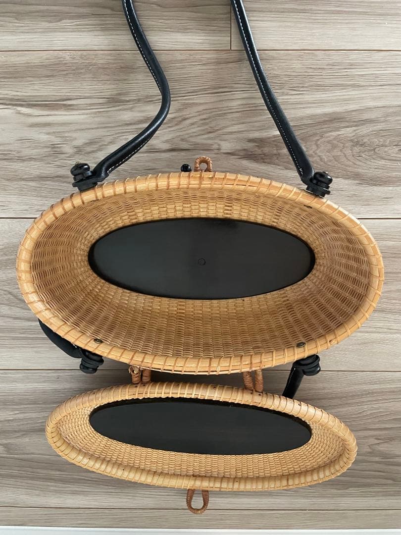ナンタケットバスケット 10インチ オーバル 蓋付きバスケット - メルカリ