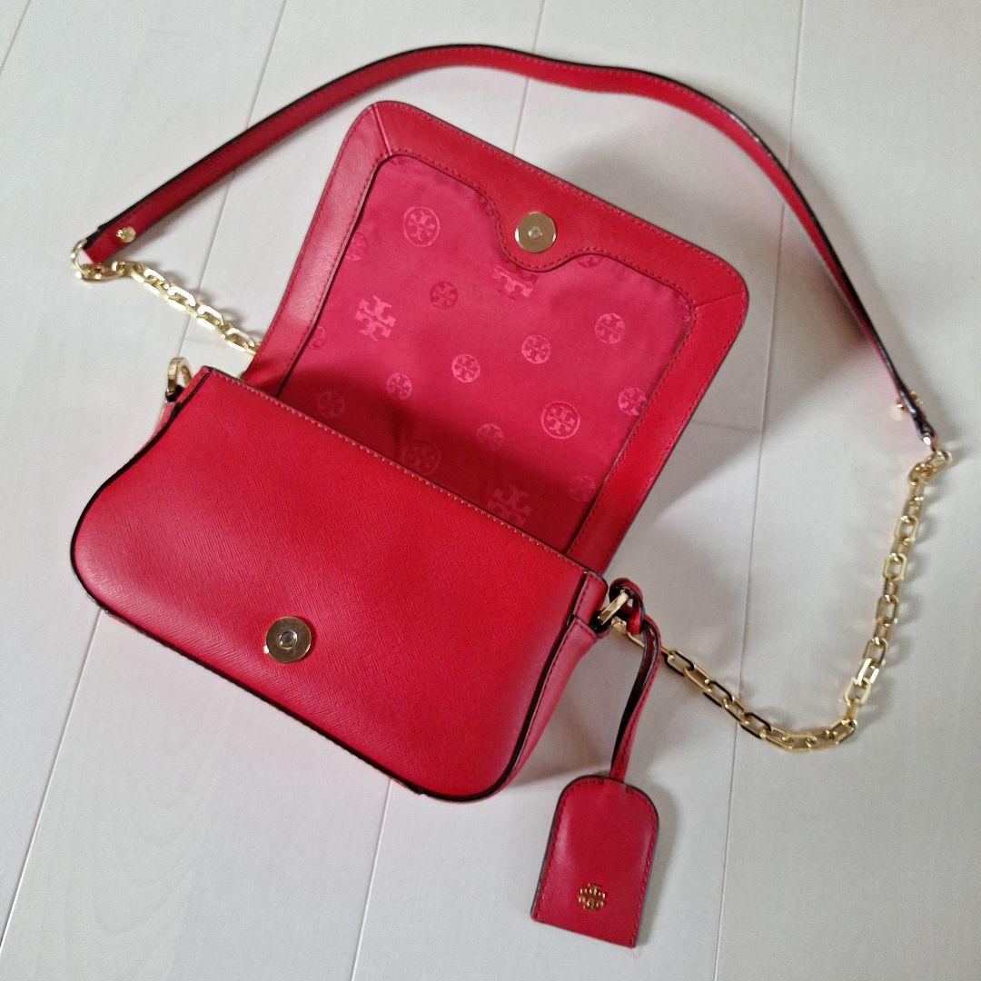 ⭐美品⭐ トリーバーチ ショルダーバッグ 赤 チェーンバッグ レッド