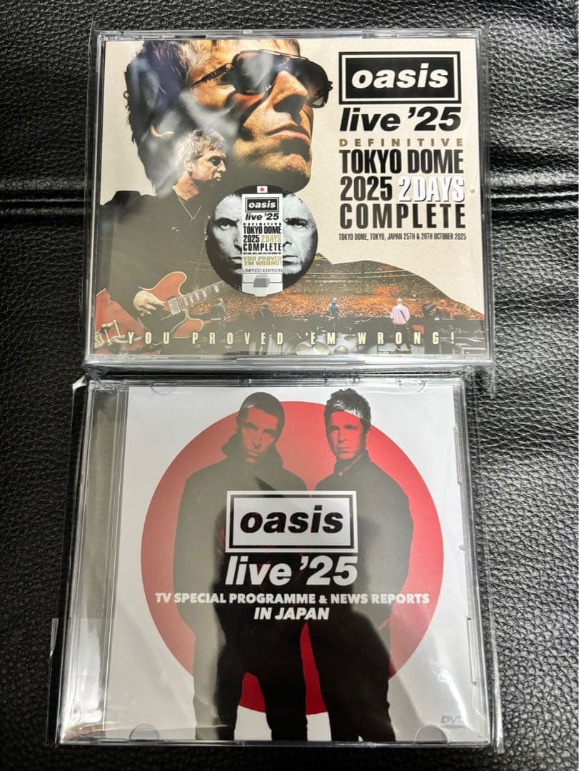 oasis DEFINITIVE TOKYO DOME 2025 新品 特典付き - メルカリ