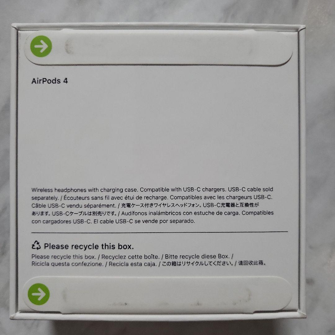 新品未開封 AirPods4 - メルカリ