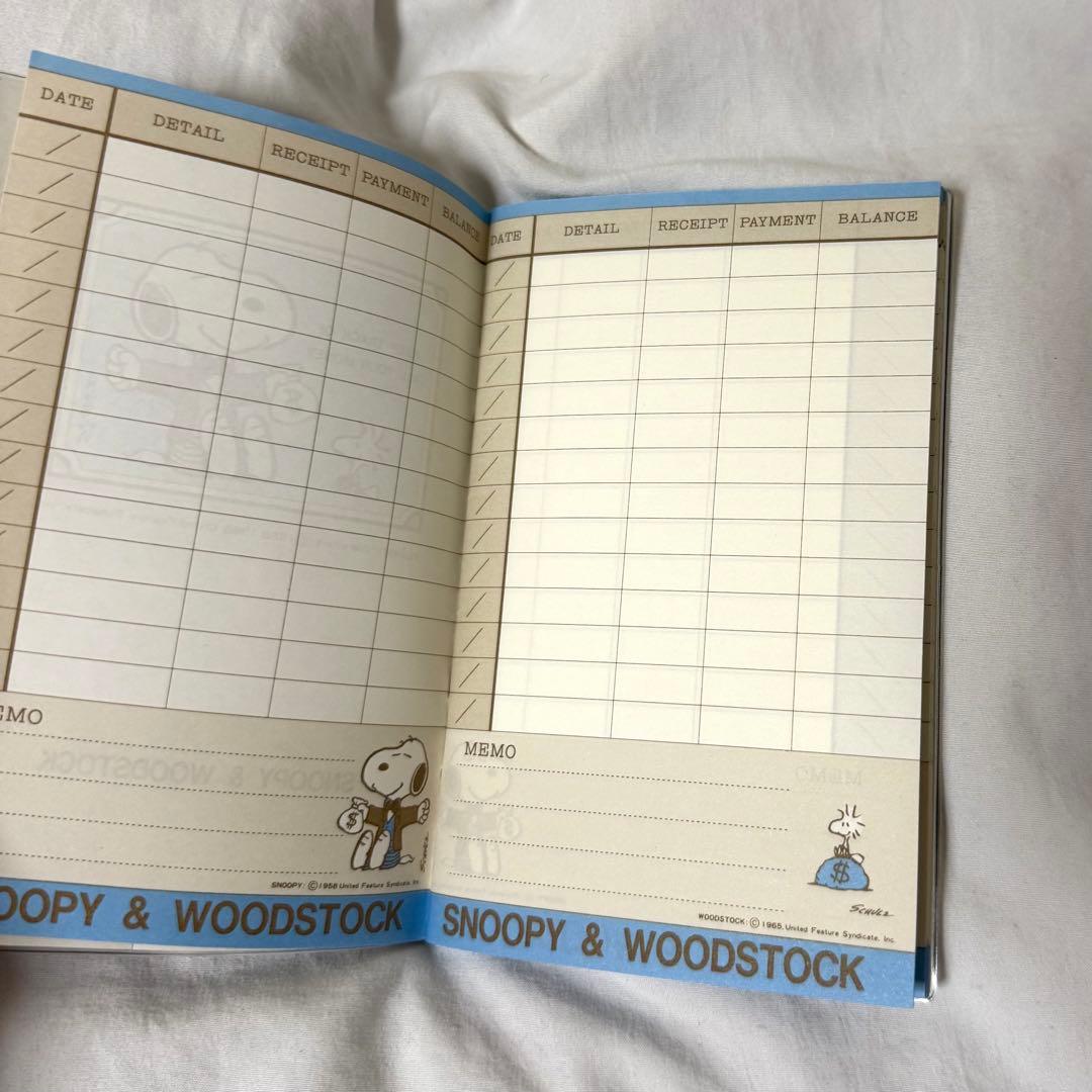 スヌーピー お小遣い帳 キャッシュブック CASH BOOK サンリオ レトロ