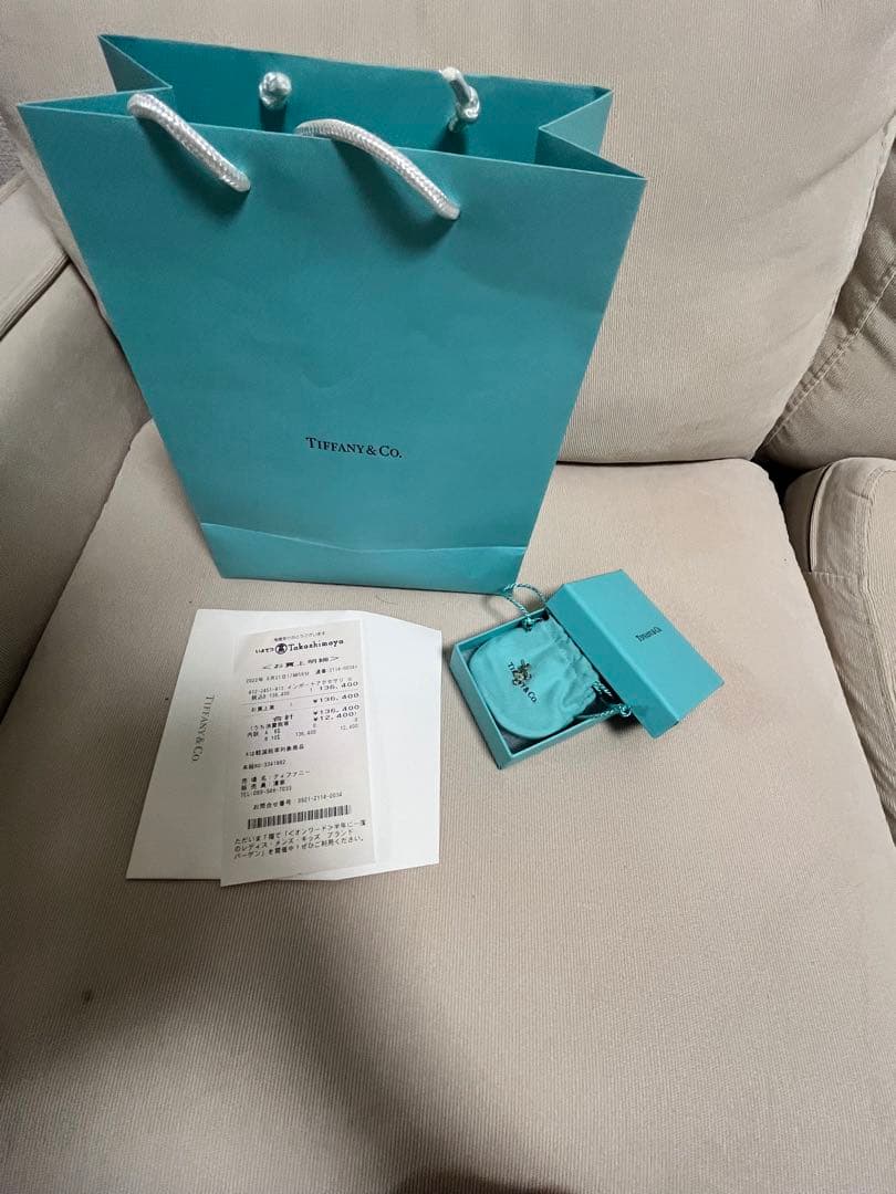 Tiffany&co. バイザヤード　ピアス　両耳　ダイヤ　ギャランティ有 Diamonds By The Yard Tiffany&Co. ティファニー バイザヤード ピアス