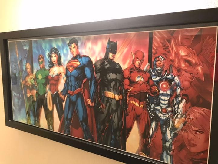 アベンジャーズ　希少❣️アメリカ映画ポースター　　額縁付き