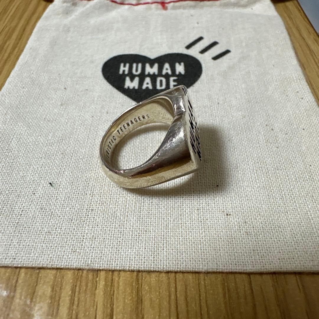 ヒューマン メイド ハート シルバー リング 