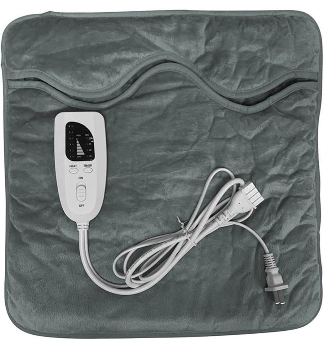 【1人用ホットカーペット】電気ブランケット ヒーター 一定温 タイマー付き ホットカーペット 日本製 ホットマット型 電気毛布 180cm×80cm 一人用