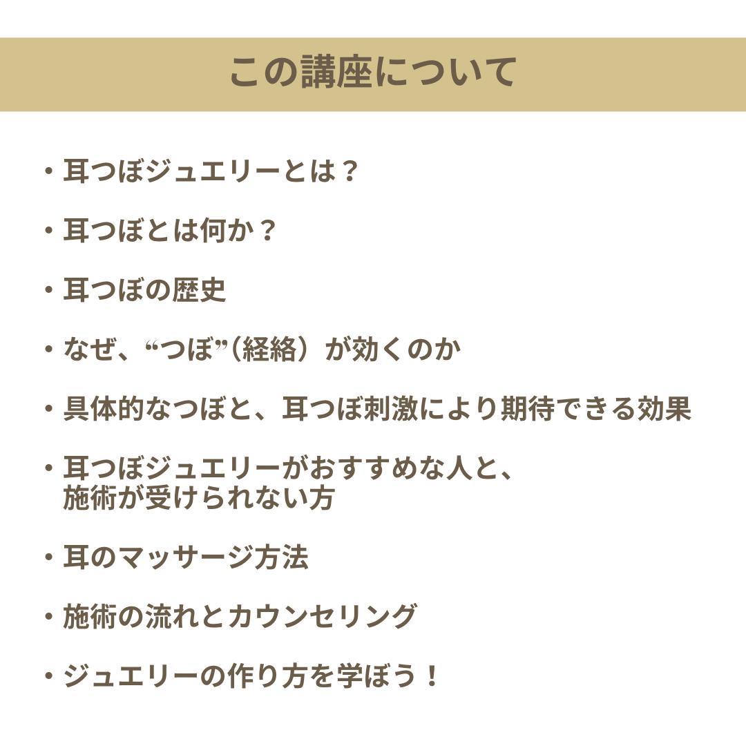 W資格取得】耳つぼ・デコルテジュエリー通信講座 - メルカリ